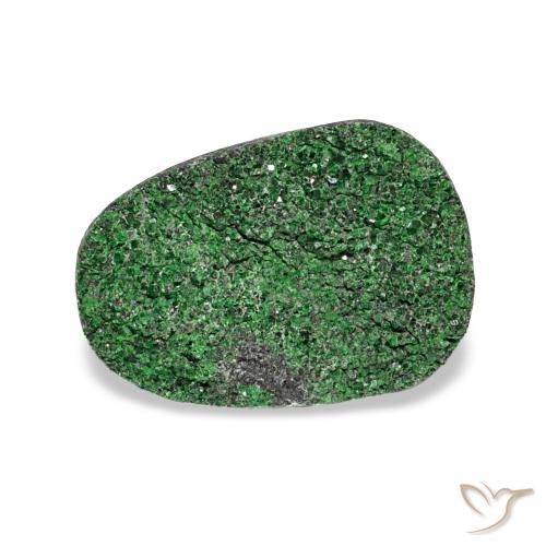 5.96ct أخضر عقيق يوفاروفيت دروسى, فانسى, غير شفاف