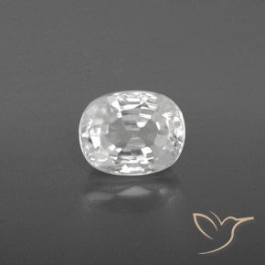 3.05ct طبيعي أبيض زركون, بيضوي, VVS-VS