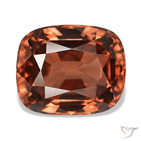 6.13ct أحمر زركون, وسادة, VVS